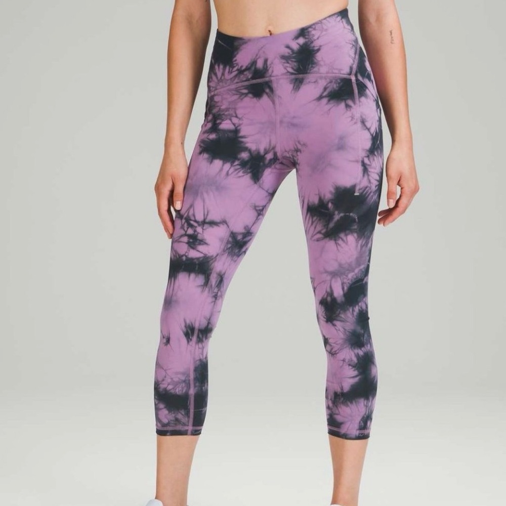 NWT Lululemon Power Thru High-Rise Crop 23"